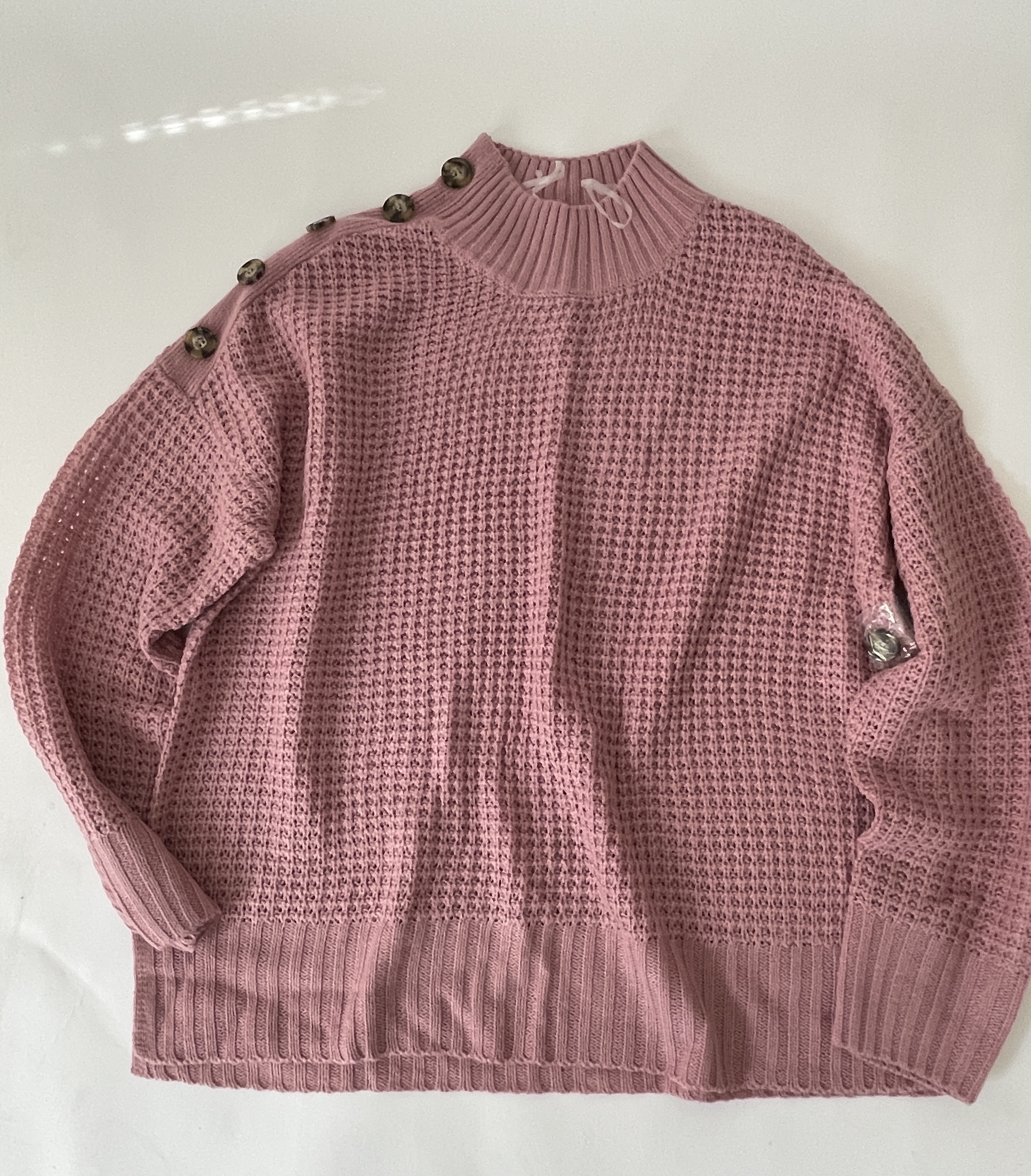 Button Detailed Knit Sweater