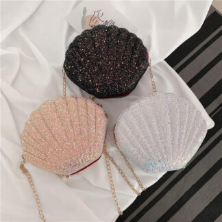 Shell/Heart Glitter handbags