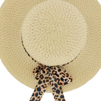 Chloe "Wild Thing" Cheetah Print Sun Hat